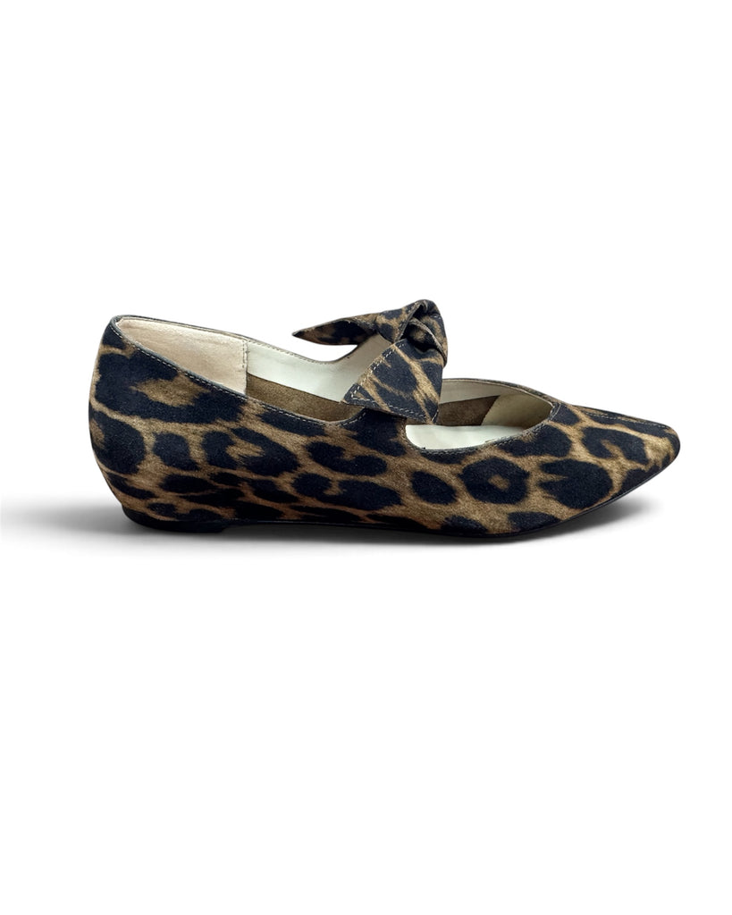 Wonders A-3840 Animal Pointed Low Wedge Shoe