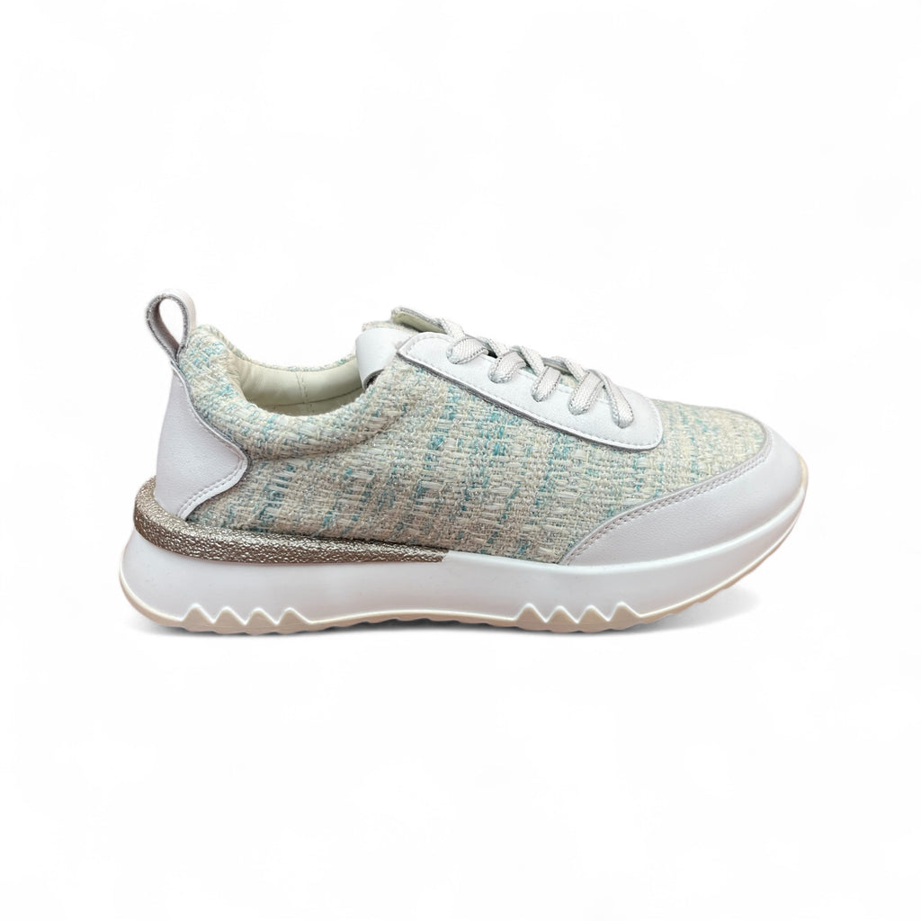 Patrizio Como Polina Musila Cream Tweed Trainers
