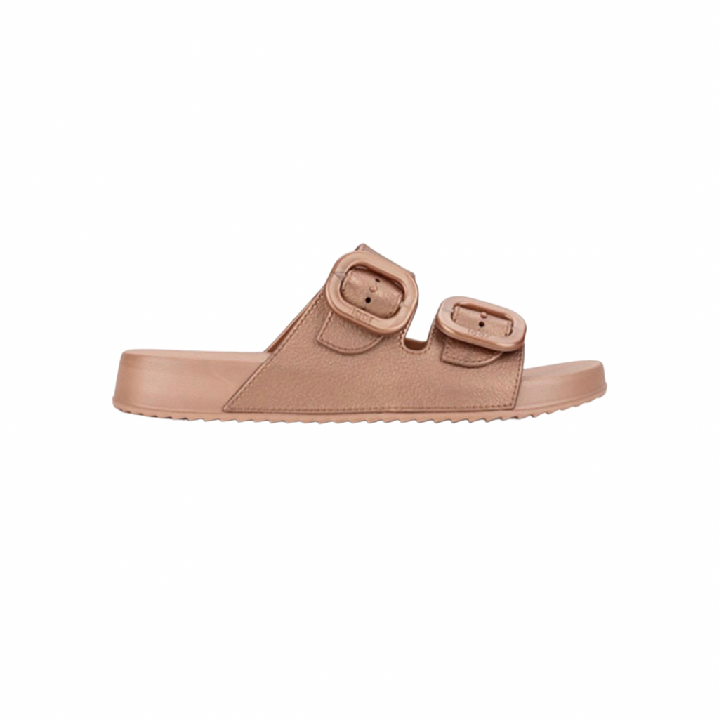 Igor Habana Brillo Metallic Bronze Double Strap Sandal