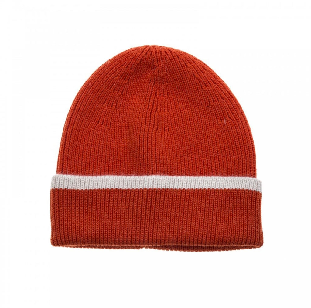 Orange & Cream Beanie Hat