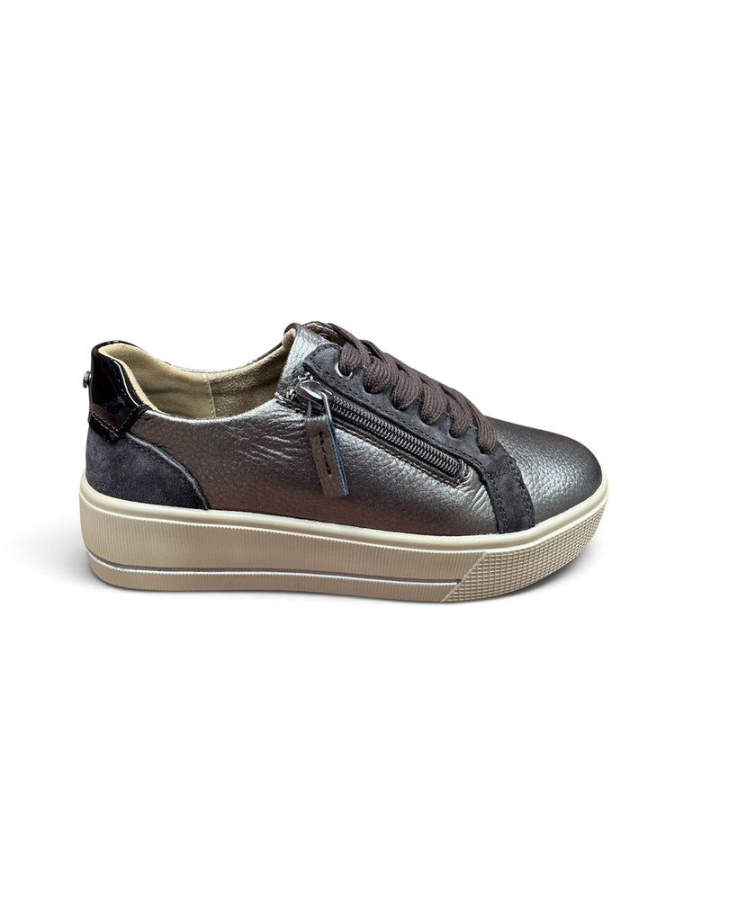 Patrizio Como Ravenna Pewter Trainers