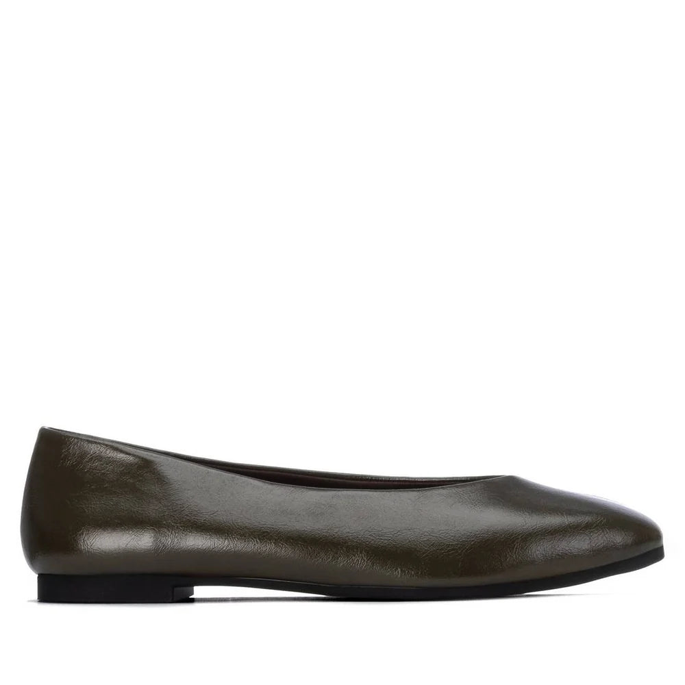 XTI 146404 Khaki Ballet Flat Pumps