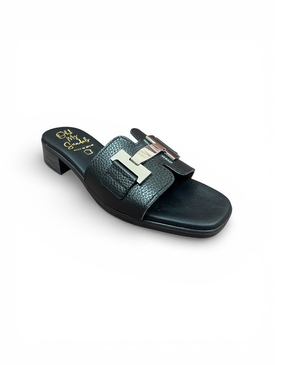 Oh My Sandal Black Slider 5890