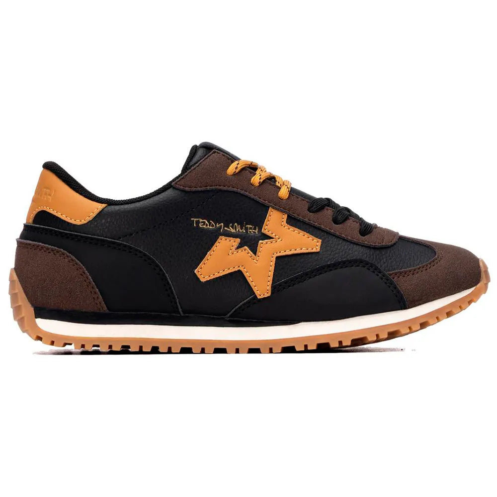 Teddy Smith 121131 Brown & Mustard Star Trainers
