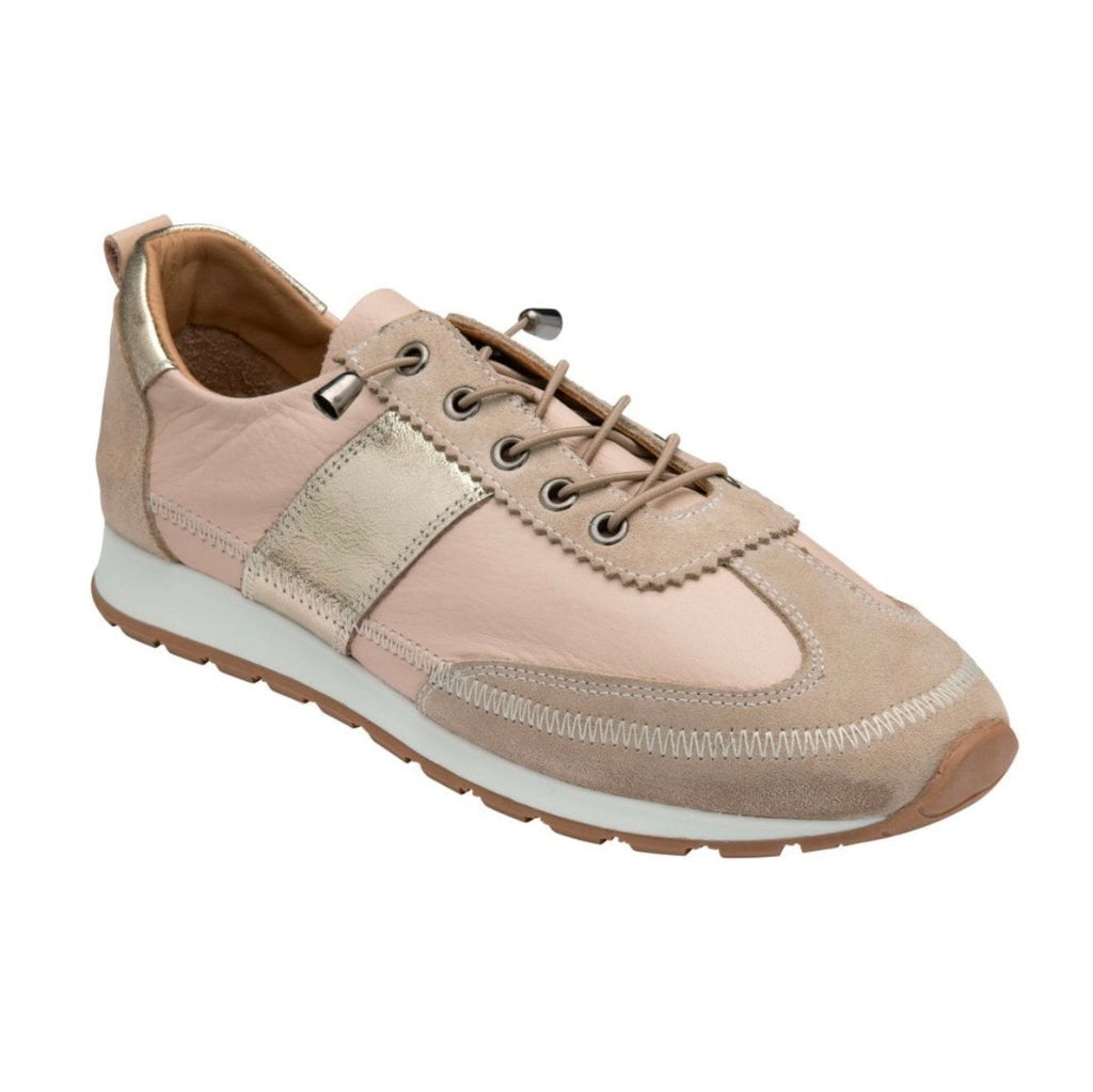 Lotus Lola Natural & Metallic Trainers