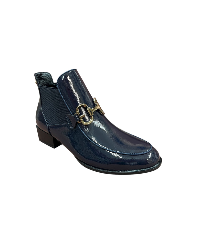 Patrizio Como Huesca Navy Ankle Boots