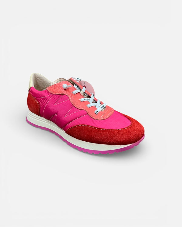 Wonders Flame & Fuchsia Trainers A-4802