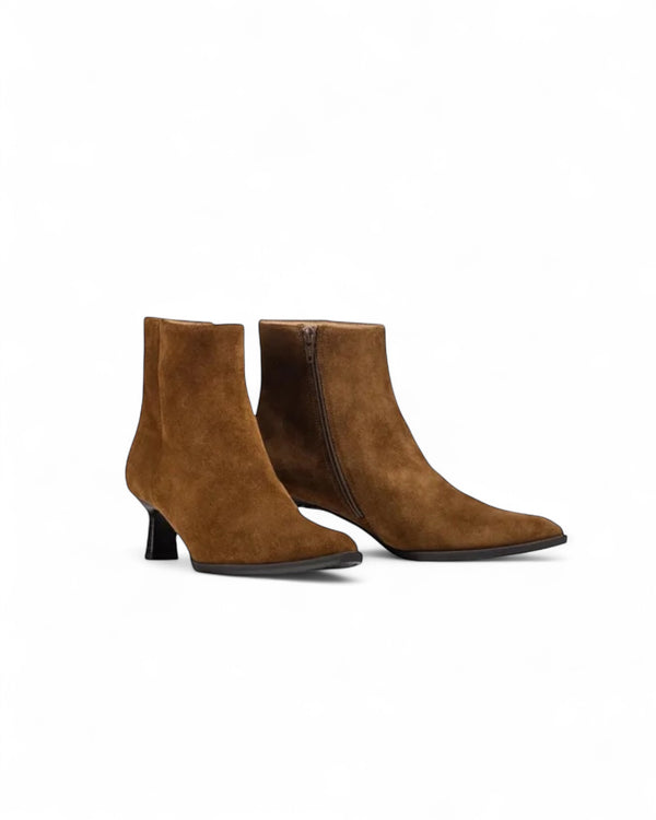 Unisa Lomas Tan Suede Ankle Boots