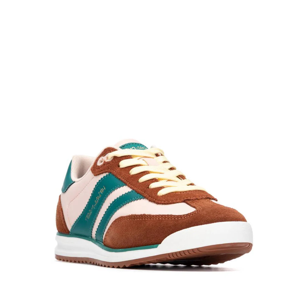 Teddy Smith Beige, Brown & Jade Trainers