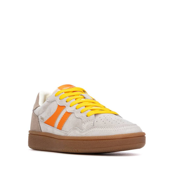 Teddy Smith Nude Suede Gum Sole Trainers 120596