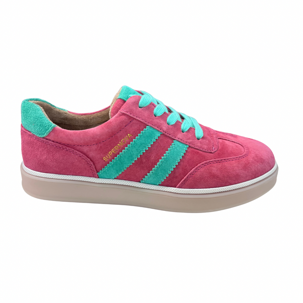 Drilleys Seventy Five Mint Berry Gum Sole Trainers