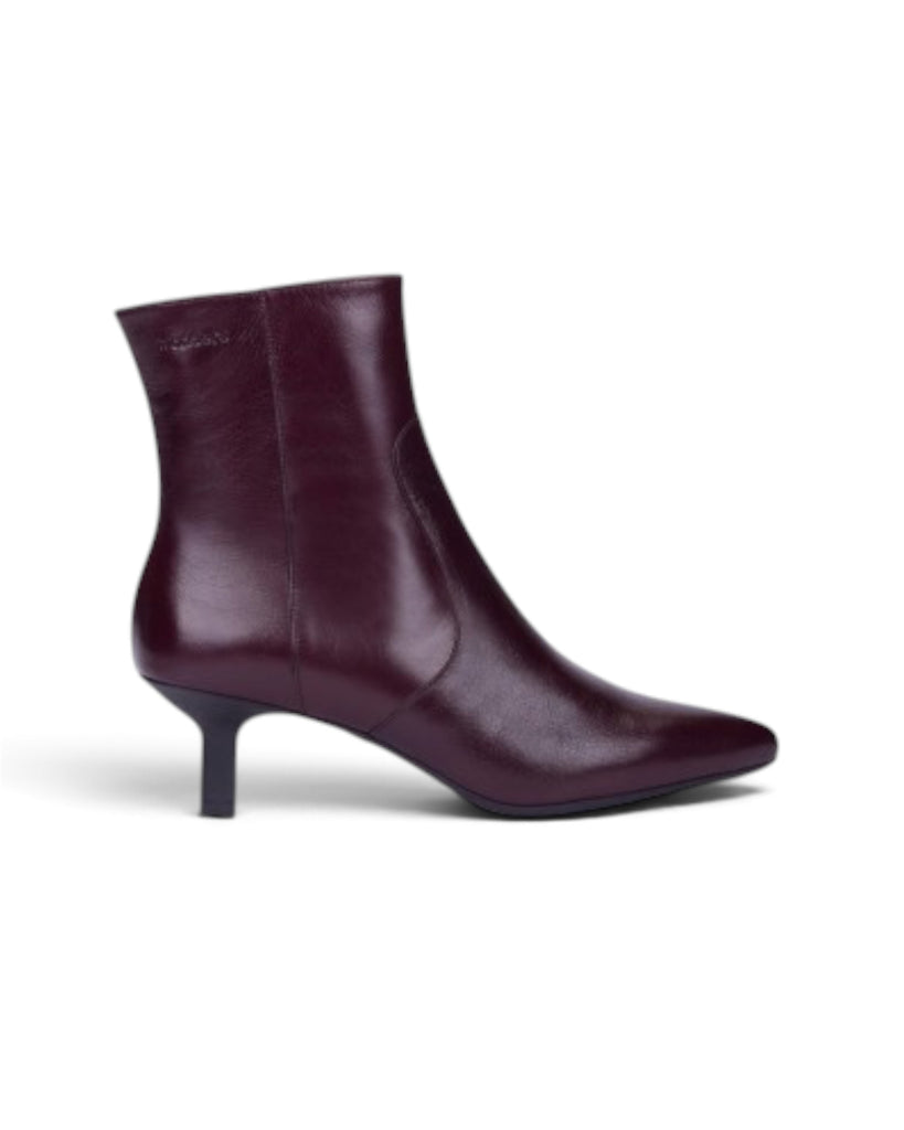 Wonders G-7111 Wine Leather Ankle Boots