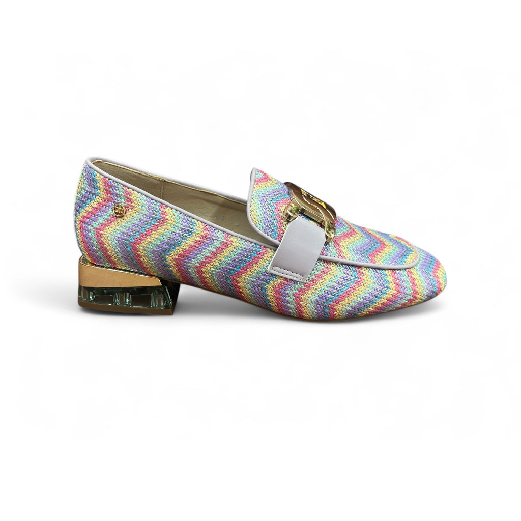 Zanni & Co. Laocai One Violet Zig Zag Loafers