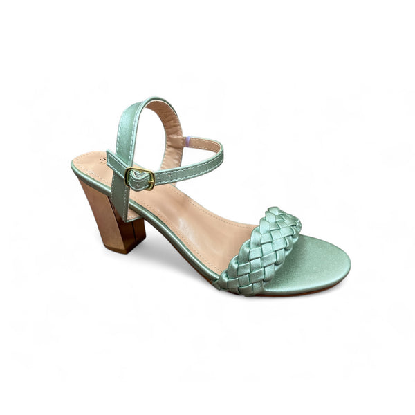 Sorento Heritage Lime Heeled Sandals