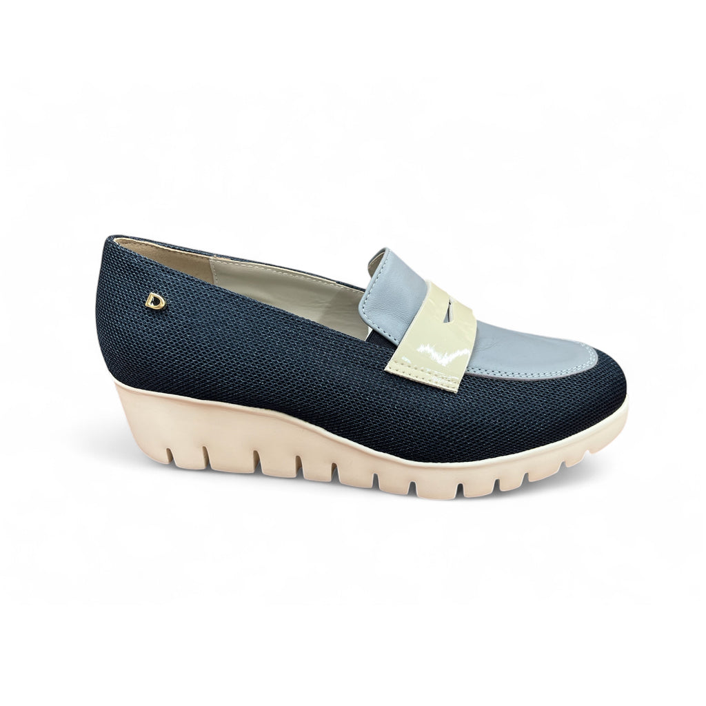 Donna Serena Element Blue Loafers
