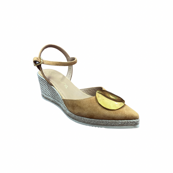 Unisa Delain Cannelle Kid Suede Espadrilles