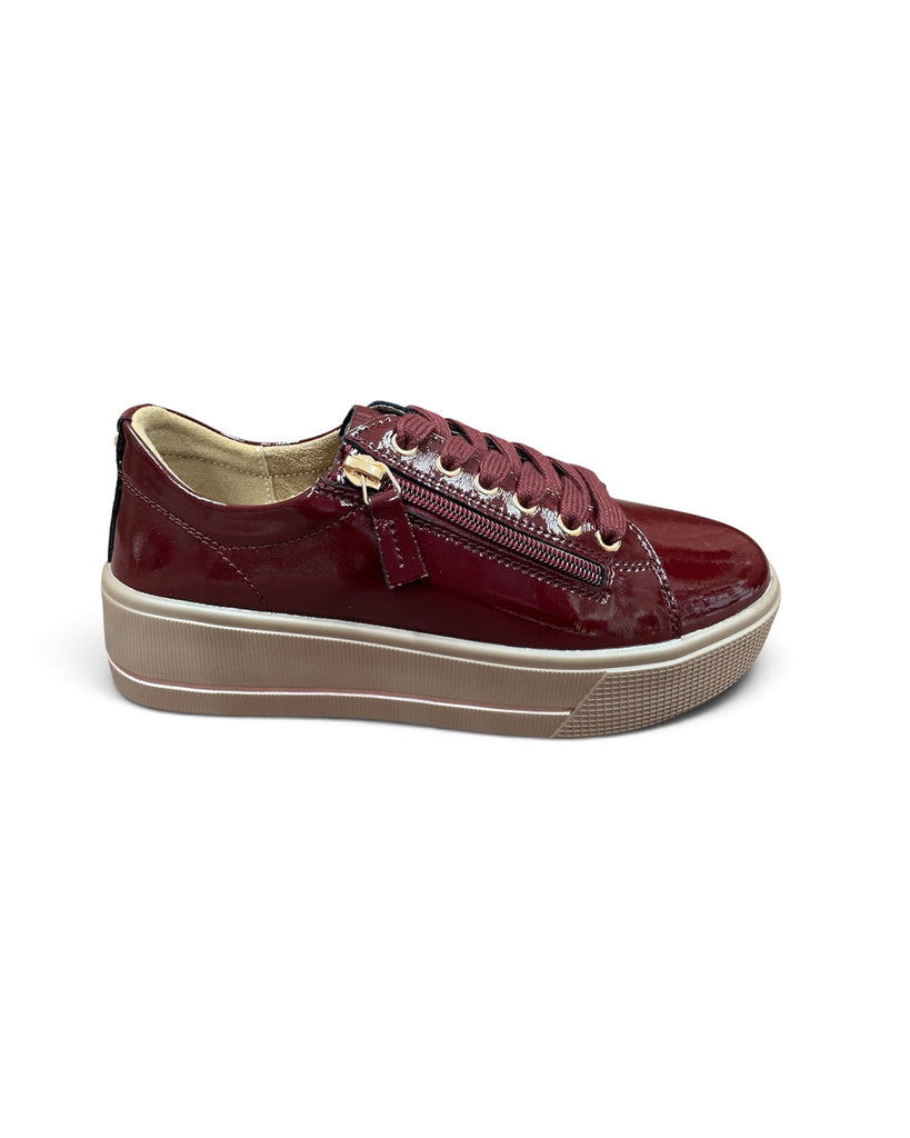 Patrizio Como Gratteri Wine Patent Trainers