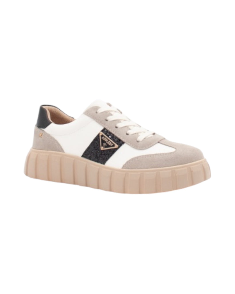 Kate Appleby Severn Cotton Mix Platform Trainers