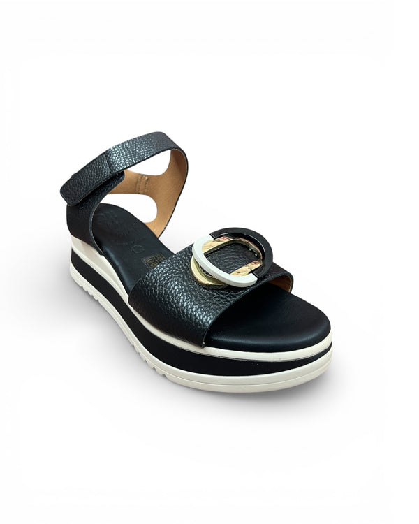 Oh My Sandal Black Platform Sandal 5974
