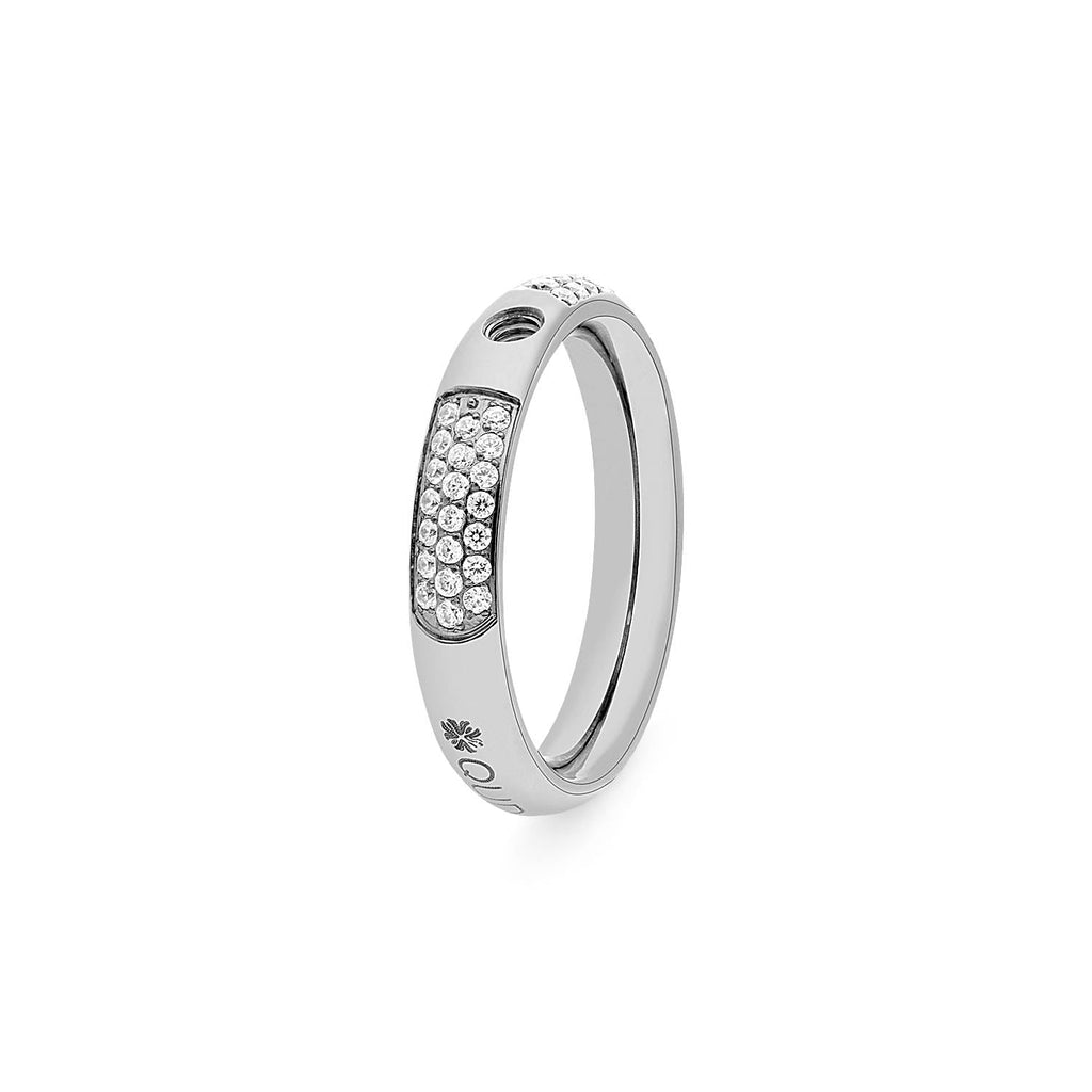 Qudo Silver Deluxe Ring Band