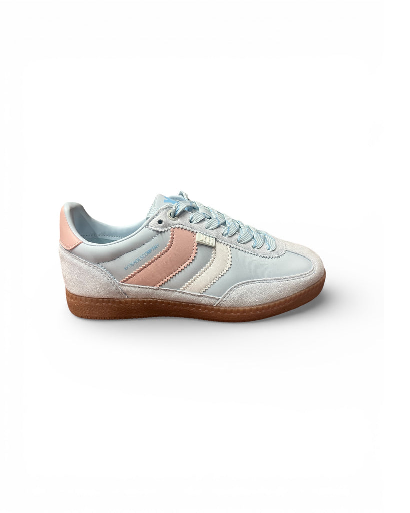 XTI Pale Blue Gum Sole Trainers 145052