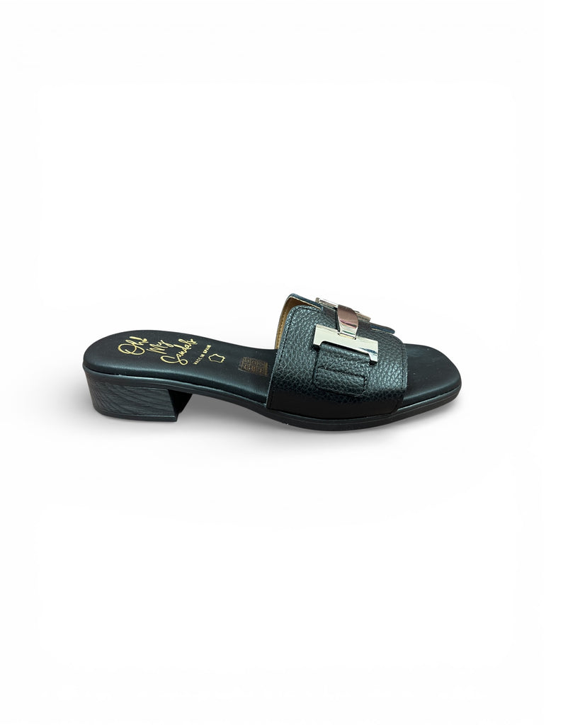 Oh My Sandal Black Slider 5890