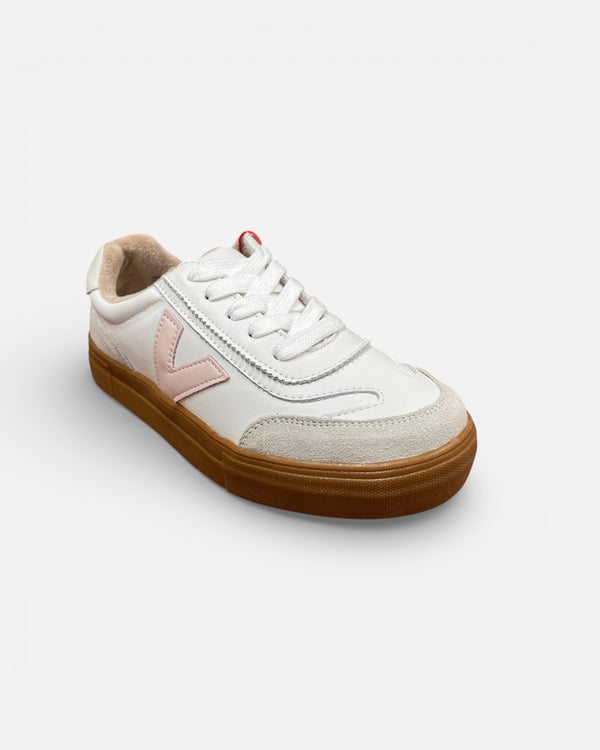 Drilleys Eighty Chalky Blush Gum Sole Trainers