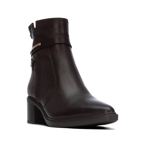 Carmela 164332 Brown Heeled Ankle Boot