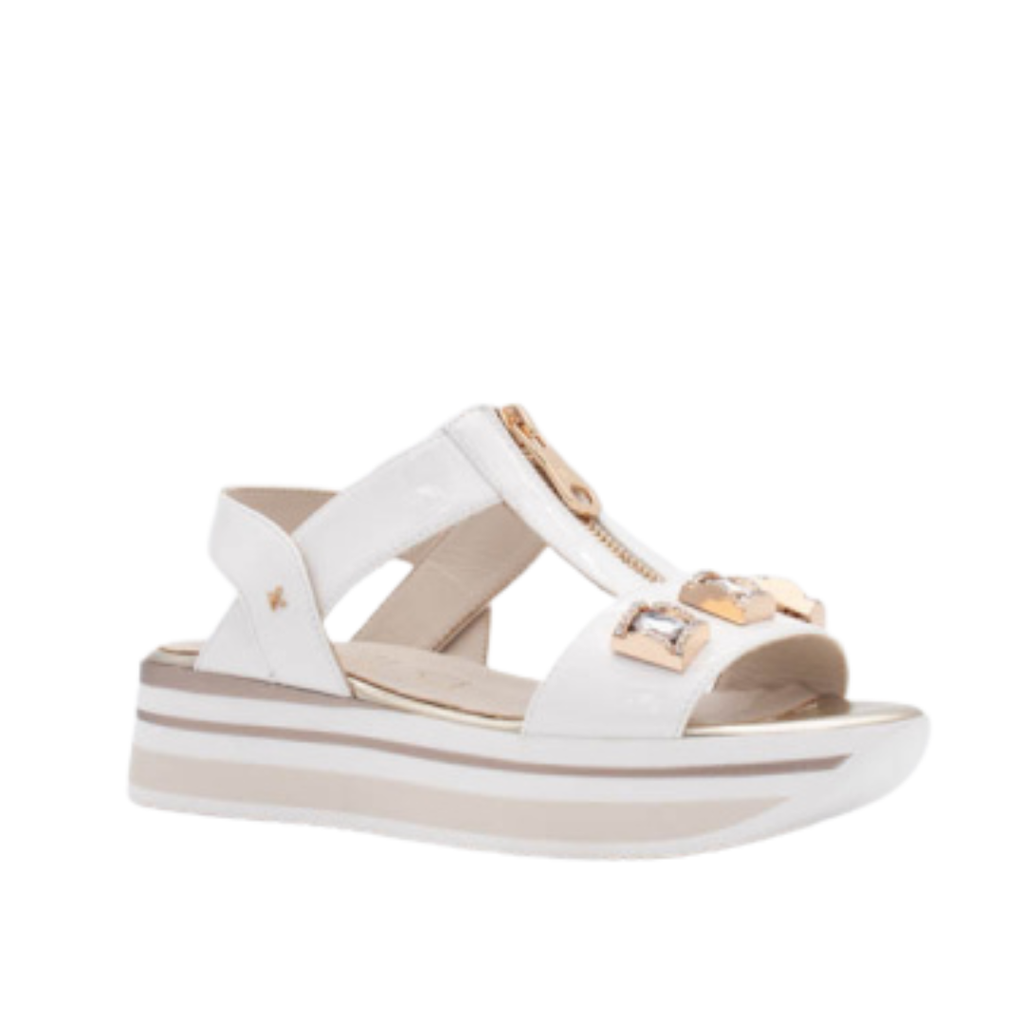 Kate Appleby Mainstone Cotton Wedge Sandals