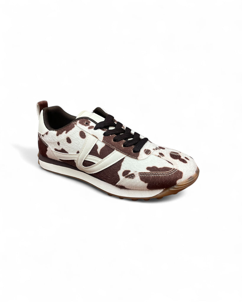 Cow Print Trainers