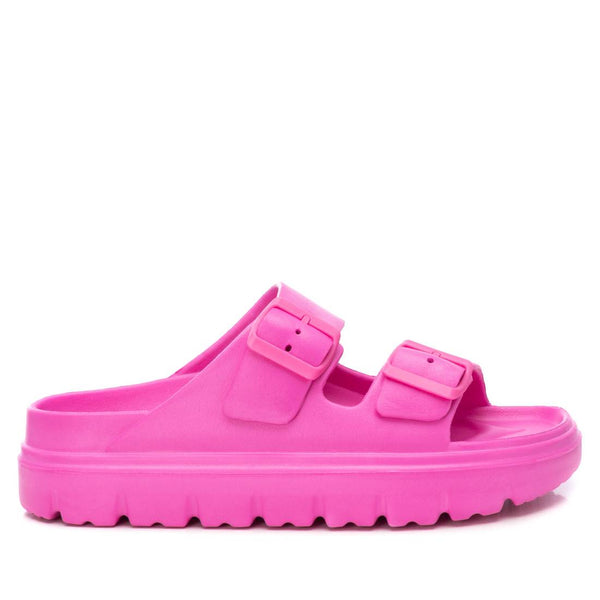 Fuchsia Pink Double Strap XTI Sandals