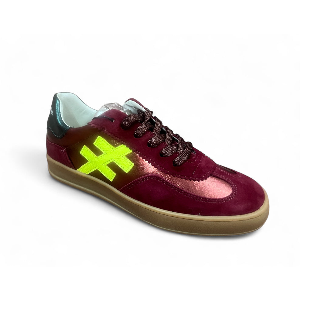 Another Trend Burgundy Gum Sole Trainers
