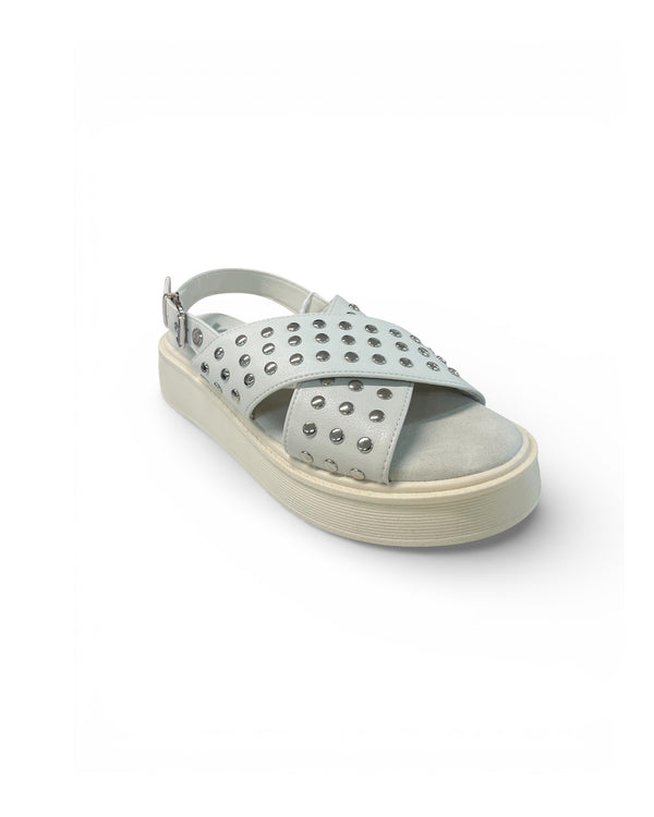 XTI Ice Studded Crisscross Sandals 145239