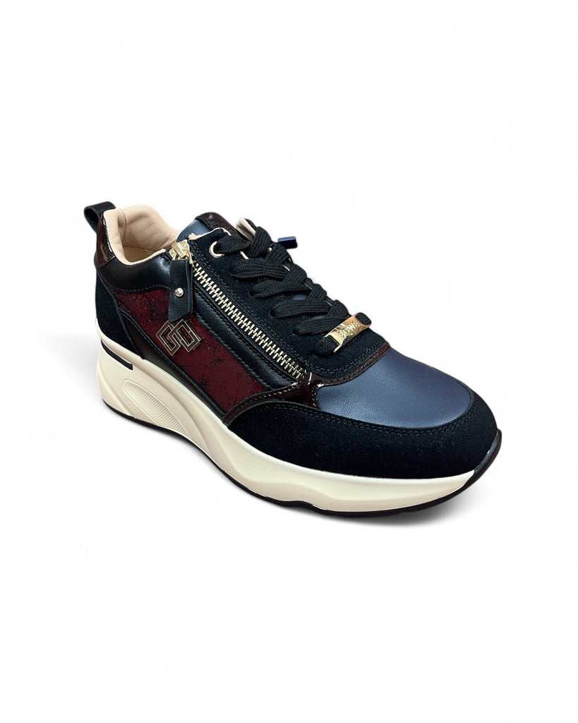 Tommy Bowe Ubisi Stealth Navy Wedge Trainers