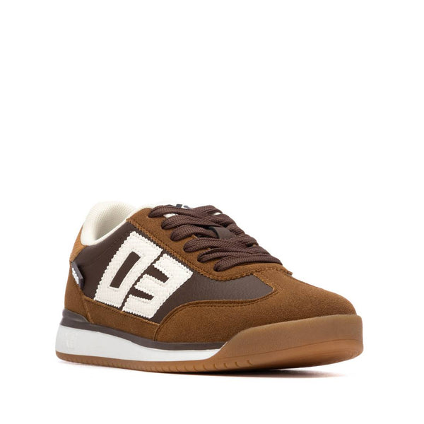 XTI Camel & Brown Gum Sole Trainers 145018