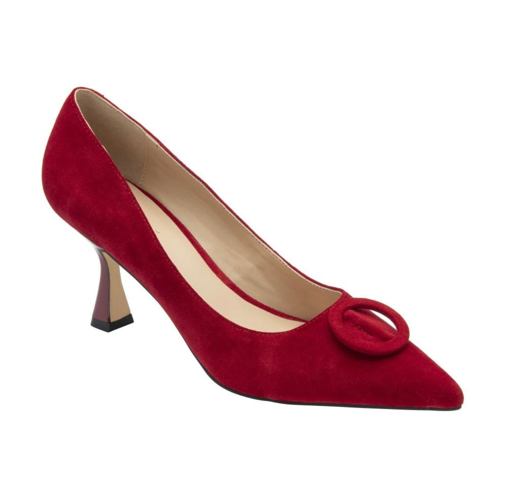 Henley Ruby Suede Pointed Court Shoe