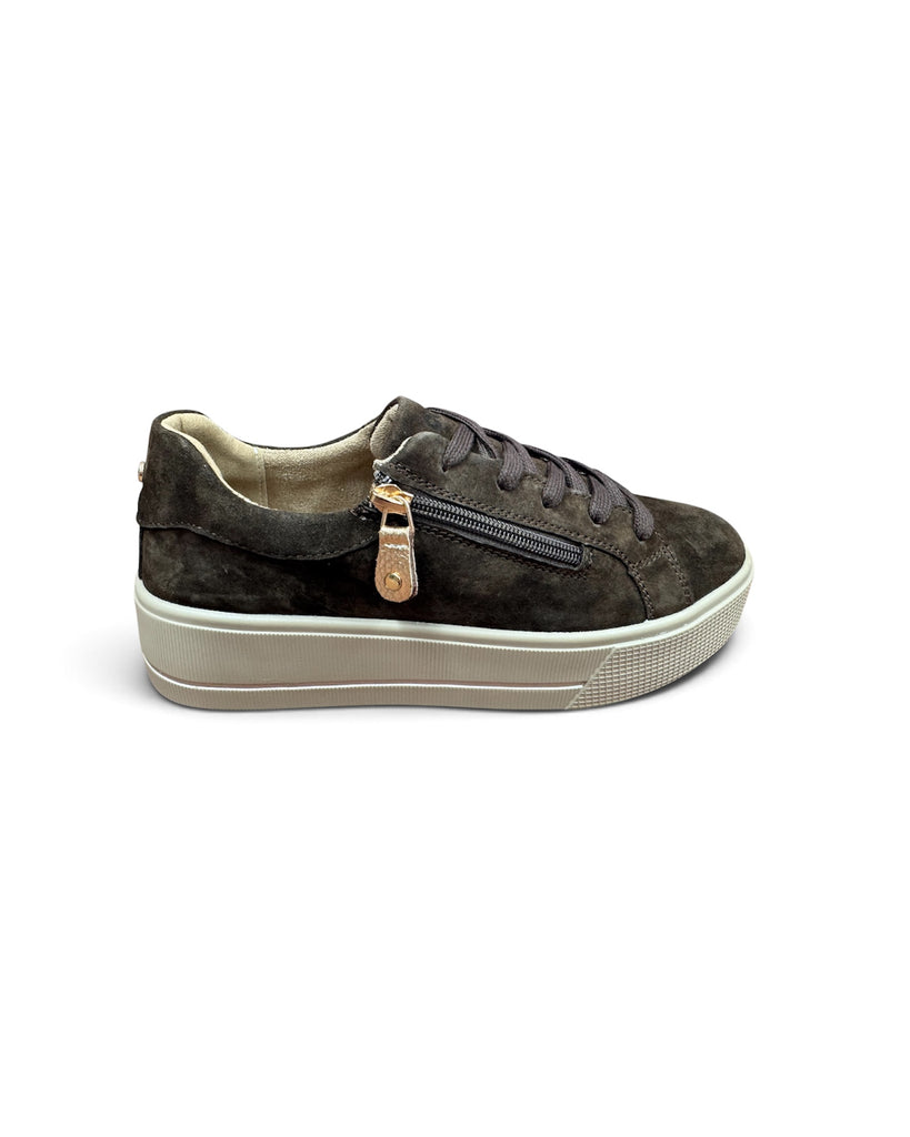 Patrizio Como Tosi Brown Suede Trainers