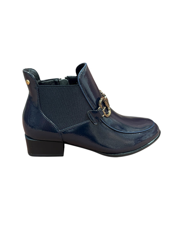 Patrizio Como Huesca Navy Ankle Boots