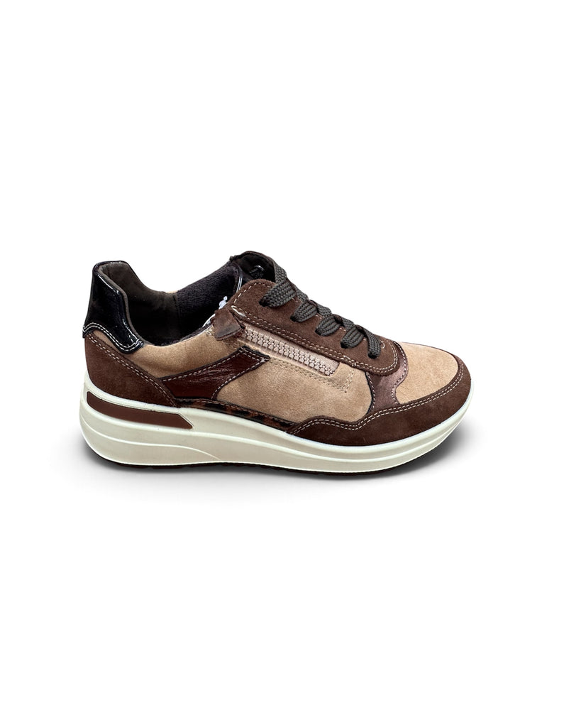 Ara Garda 12-57702-26 Mocha, Biscuit Wedge Trainers