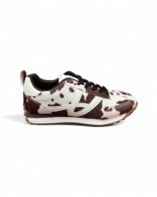 Cow Print Trainers