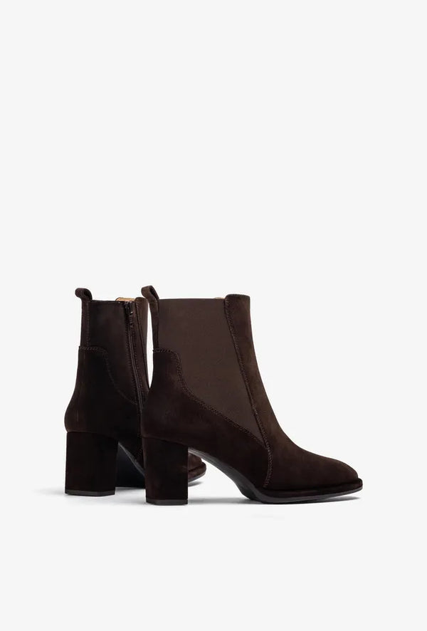 Unisa Luanco Chocolate Brown Suede Boots