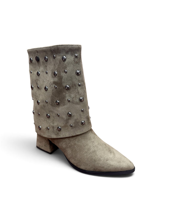 XTI 146498 Taupe Studded Ankle Boot