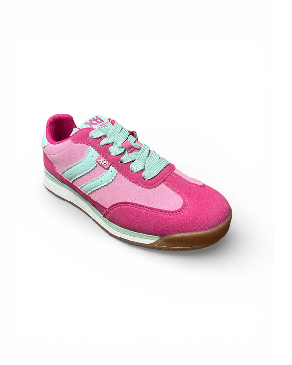XTI Fuchsia & Lemon Trainers 145019