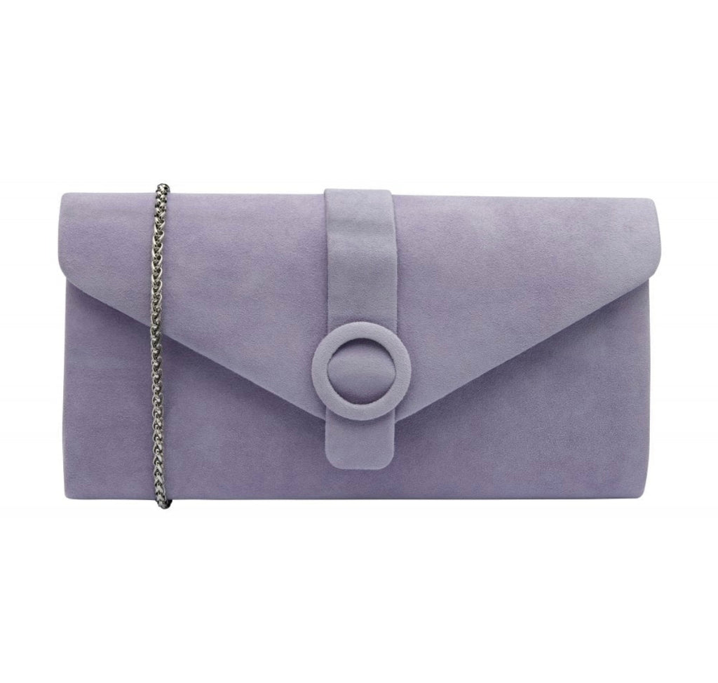 Lilac Suede Clarinda Bag