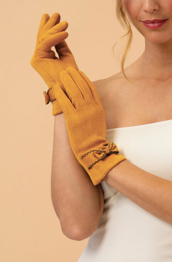 Fenella Mustard Gloves