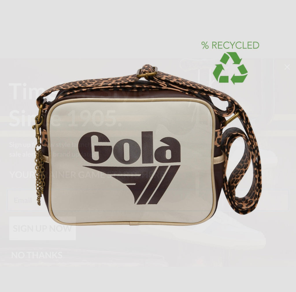 Gola Classics Leopard Micro Redford Messenger Bag