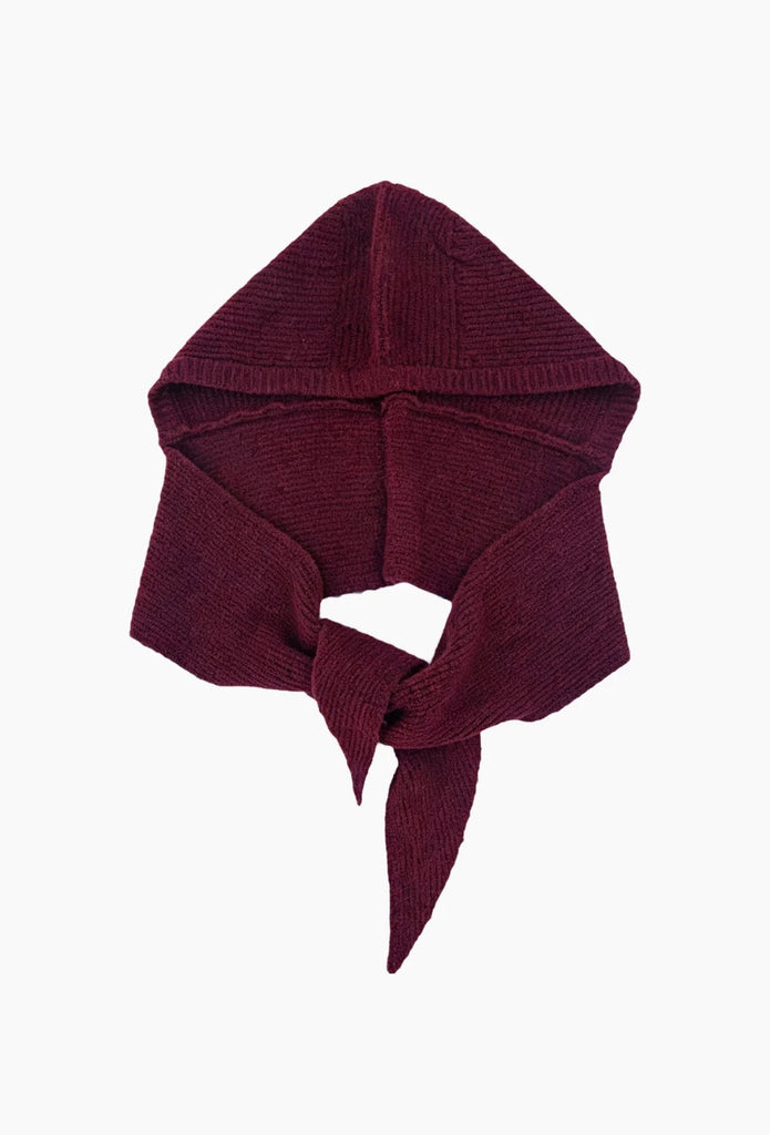 Berry Hooded Scarf