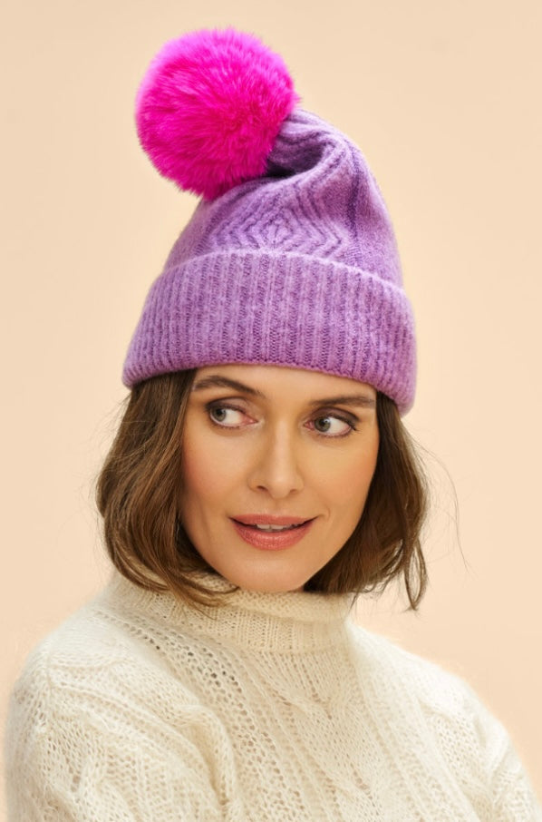 Powder Ingrid Grape & Pink Hat