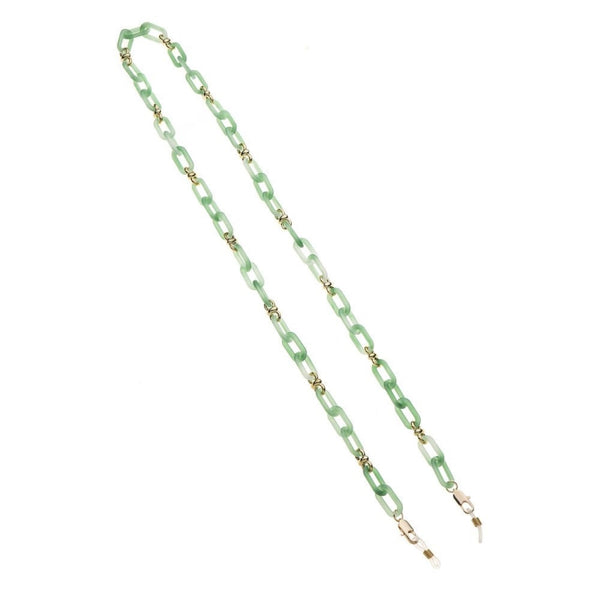 Green & Gold Chunky Sunglasses Chain