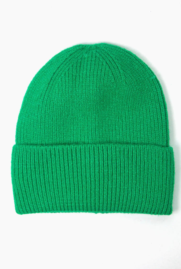 Noelle Green Beanie Hat